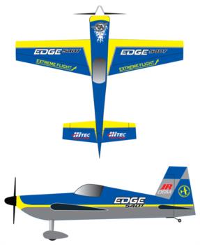 Extreme Flight Edge 540 3 Graphic Package
